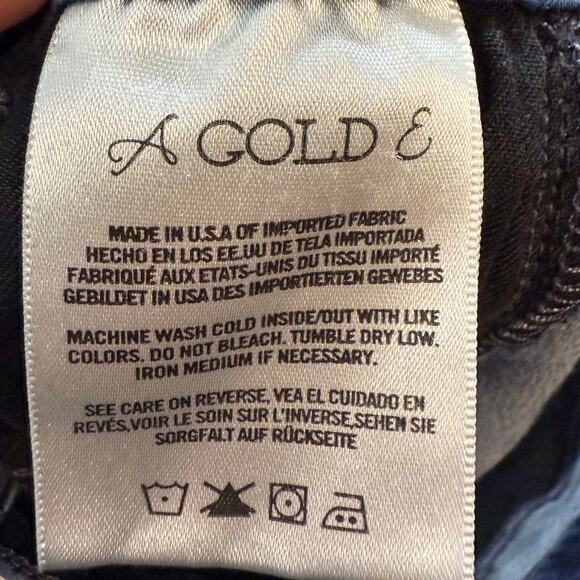 A Gold E Dark Blue Sophie Jeans Sz 27 - Picture 7 of 15